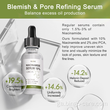 Serum Moisturizing Niacinamide B3 a mhaireann